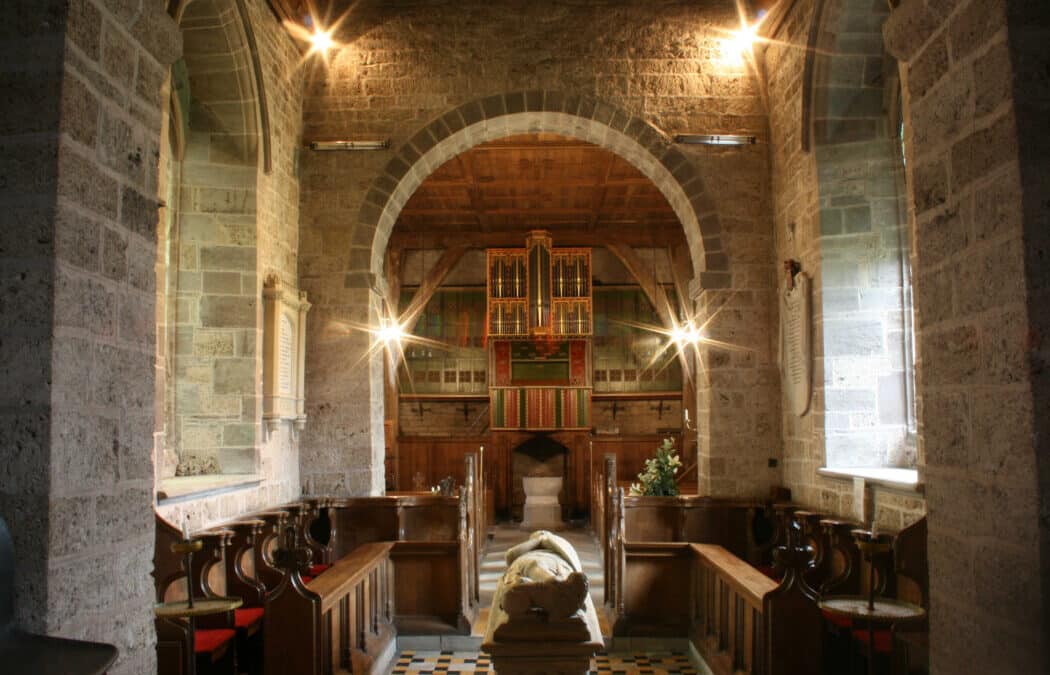 MOCCAS: CHURCH, ORGAN and WATER PUMP