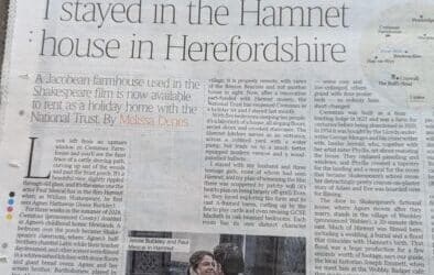 Hamnet Tour of Herefordshire