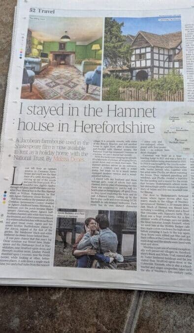 Hamnet Tour of Herefordshire